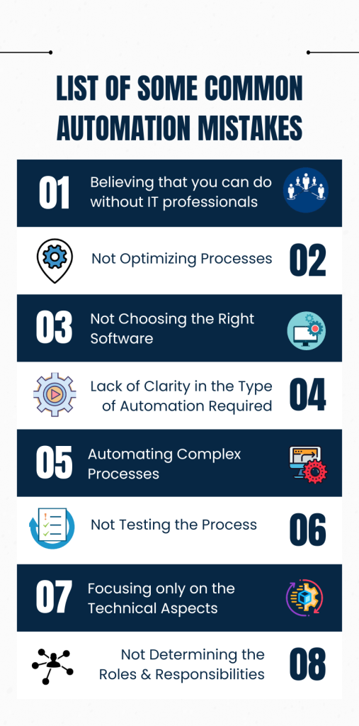 Common Automation Mistakes